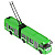 Металлическая модель Троллейбус с резинкой Технопарк SB-18-11-GN-WB(NO IC)